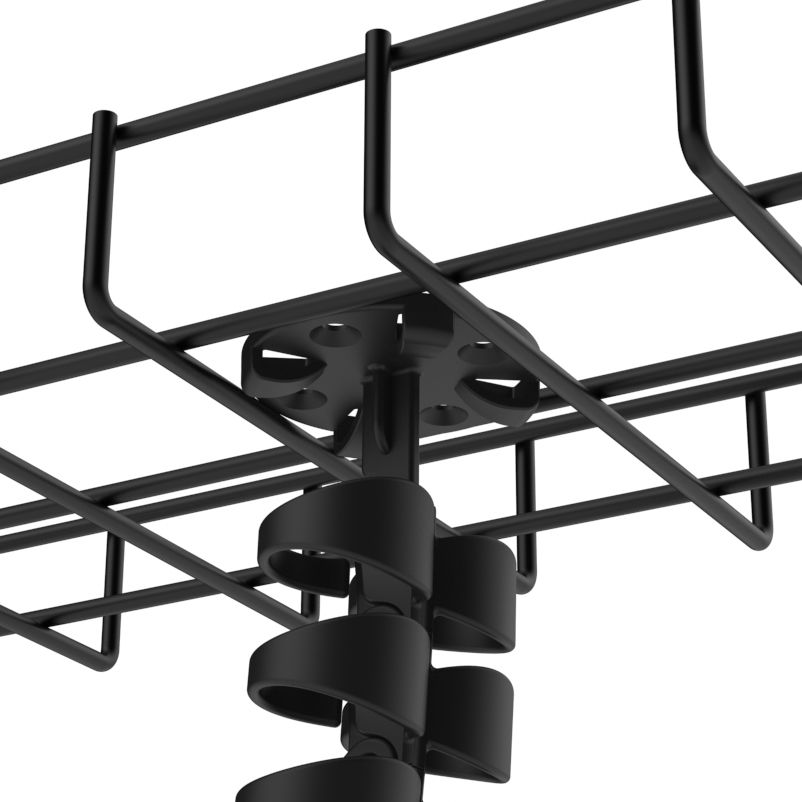 Befestigungsmöglichkeit 1: Cable Spine